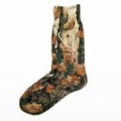 ANONYMOUSISM(アノニマスイズム)　ソックス　レディース　Woods print crew　鹿柄