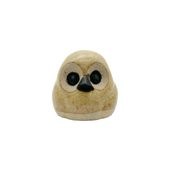 小砂焼　豆ふくろう　黄マット