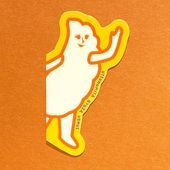 ステッカー　GYOZA VENUS(イエロー)