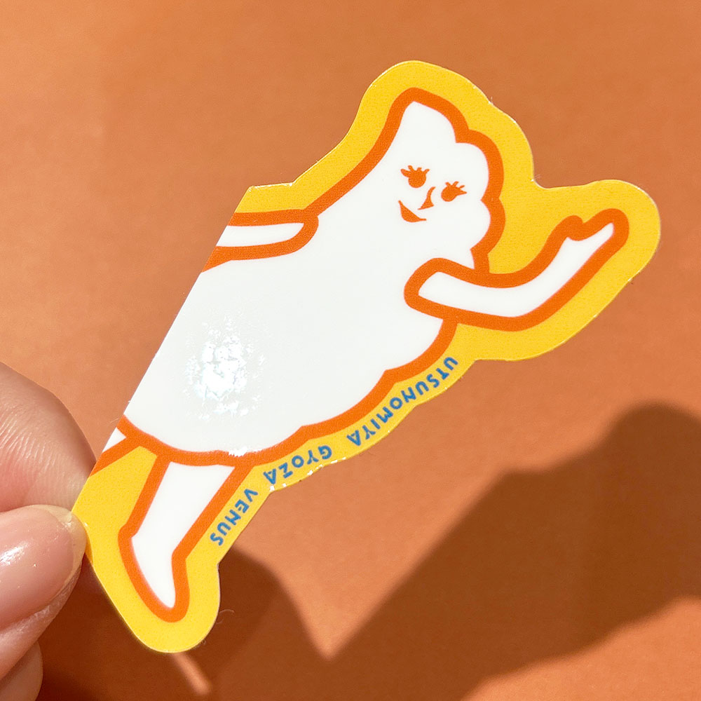 ステッカー GYOZA VENUS(イエロー) | ステッカー | 丹波屋栃木銘店