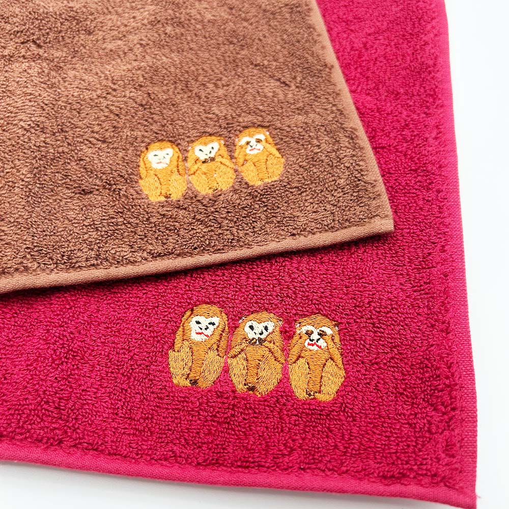 ルル　ハンカチ＆パネル　ワンコさん柄　18枚 フェイスタオル&タオルハンカチ 4点セット | maruore-store