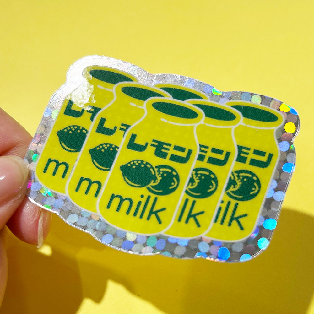 ステッカー レモンMILK | ステッカー | 丹波屋栃木銘店