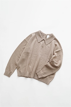 休日と詩 休日のやさしい襟のニット | 休日と詩 | TANDEY ONLINE STORE