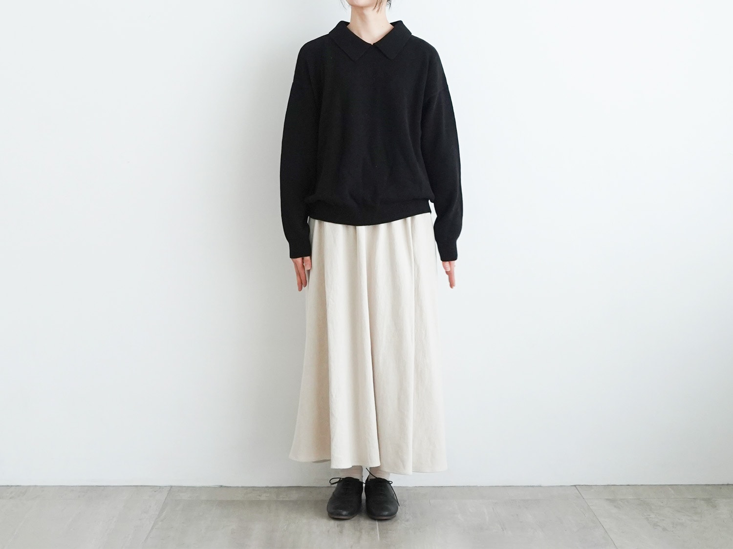休日と詩 休日のやさしい襟のニット | 休日と詩 | TANDEY ONLINE STORE