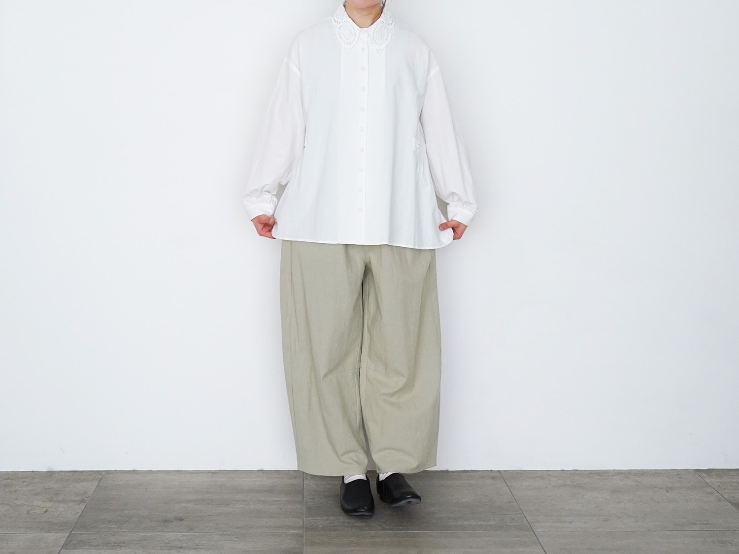 【売り切り価格】オオカミとフクロウ & 休日と詩　セット　ベスト　長袖ブラウス オオカミとフクロウ オオカミと小鳥の囀る木の下で | オオカミと