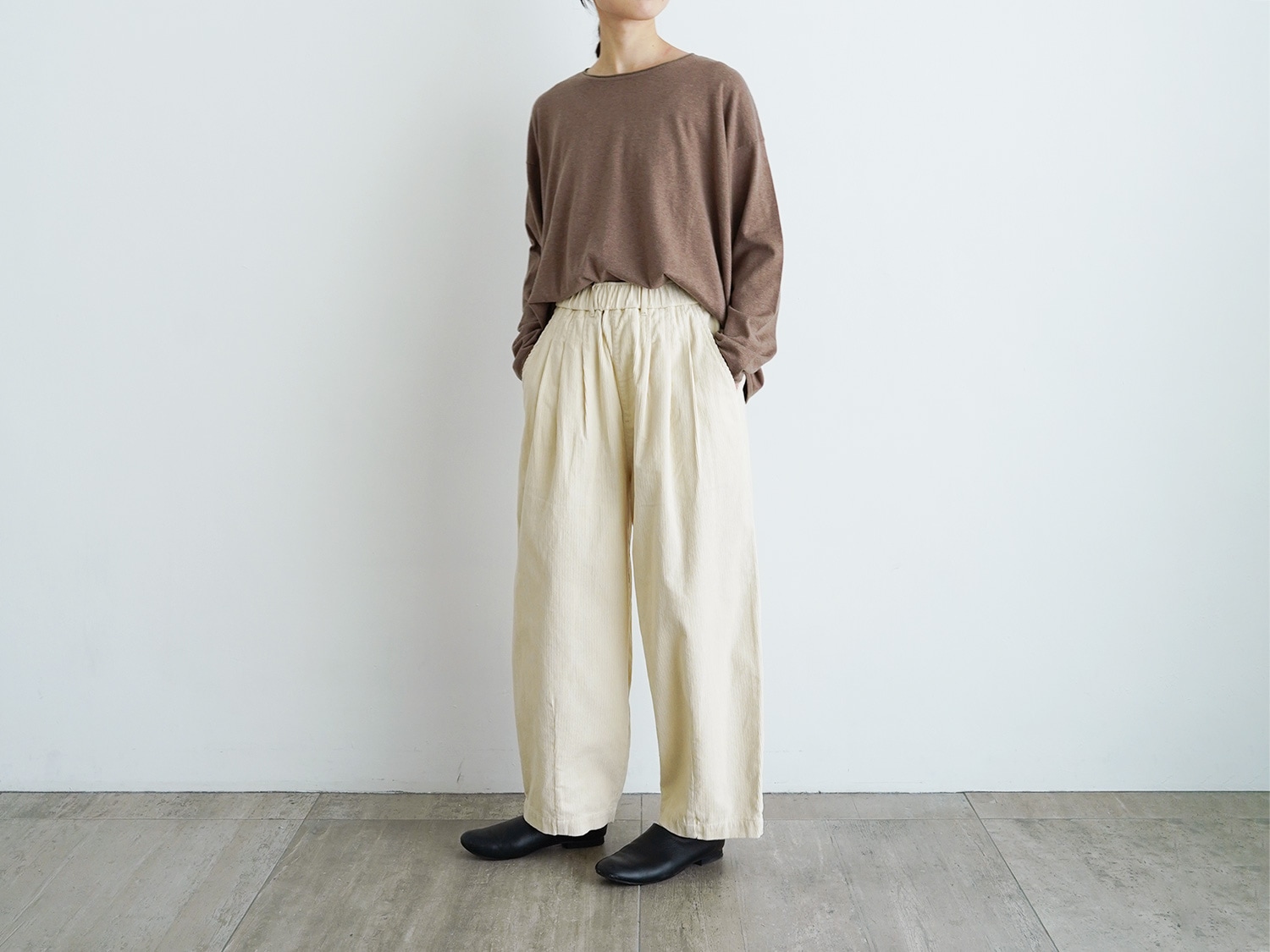 休日と詩 tandey ニューボンボンパンツ コーデュロイ ライトベージュ 休日と詩 tandey ニューボンボンパンツ コーデュロイ ライトベージュ