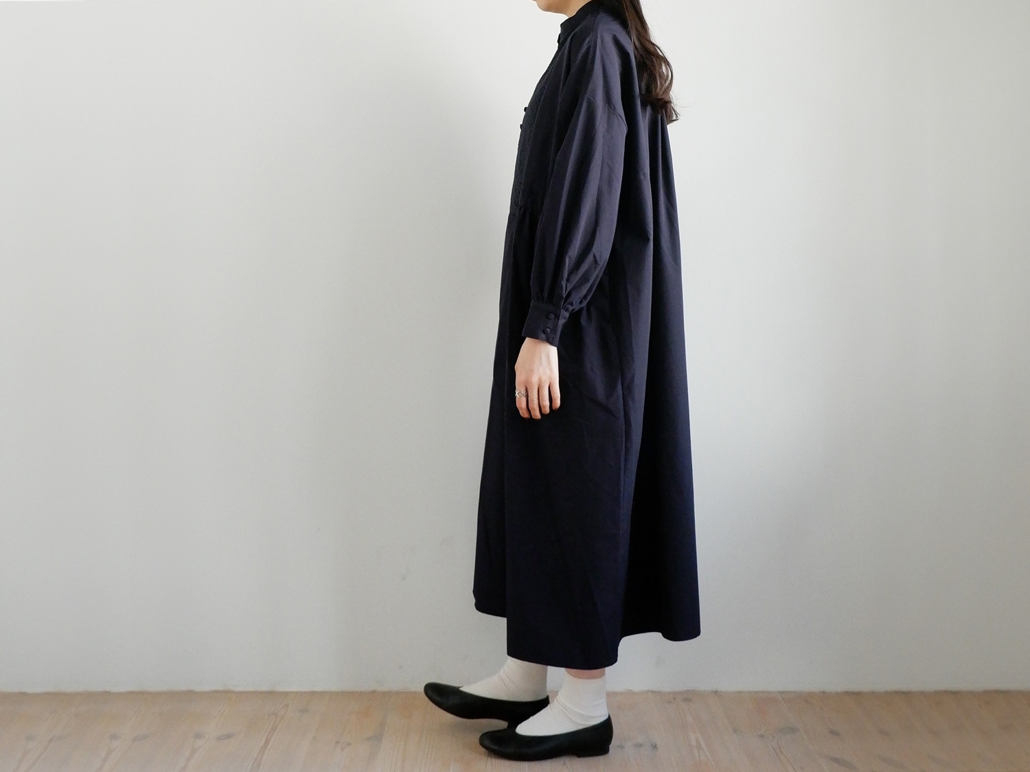 tandey 雨のリュウグウ タンディ ロングワンピース ネイビー