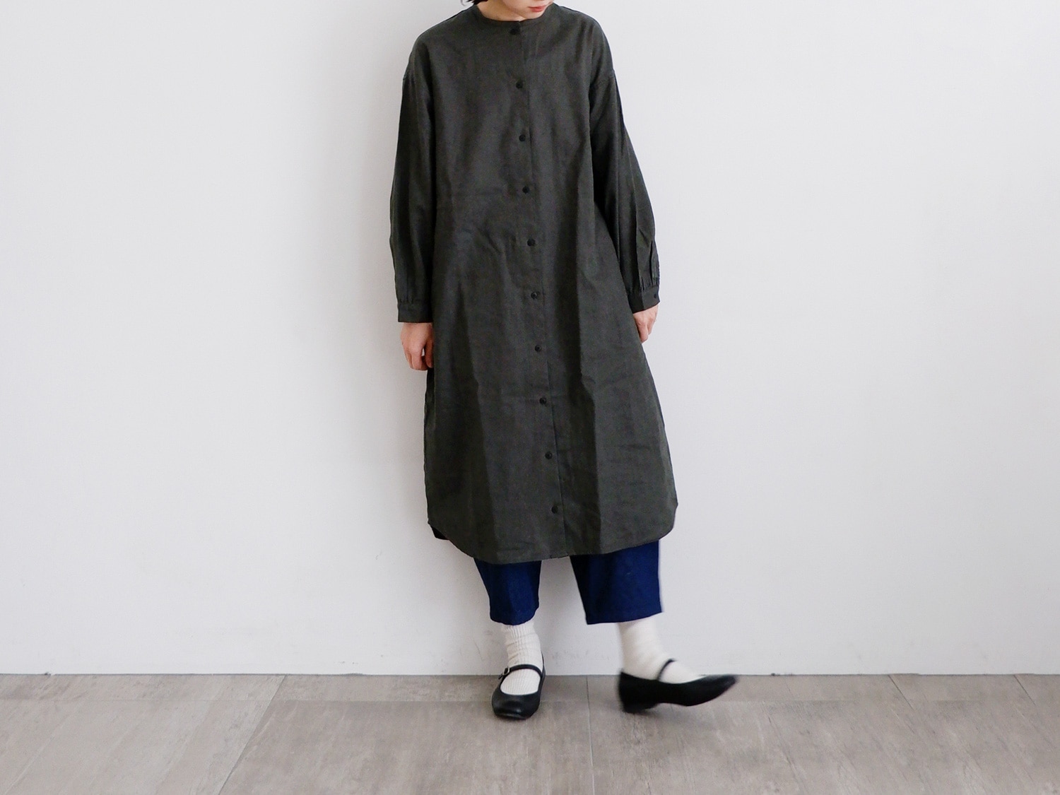 Tandey タンディ オローネ パレットワイドロングシャツ5分袖