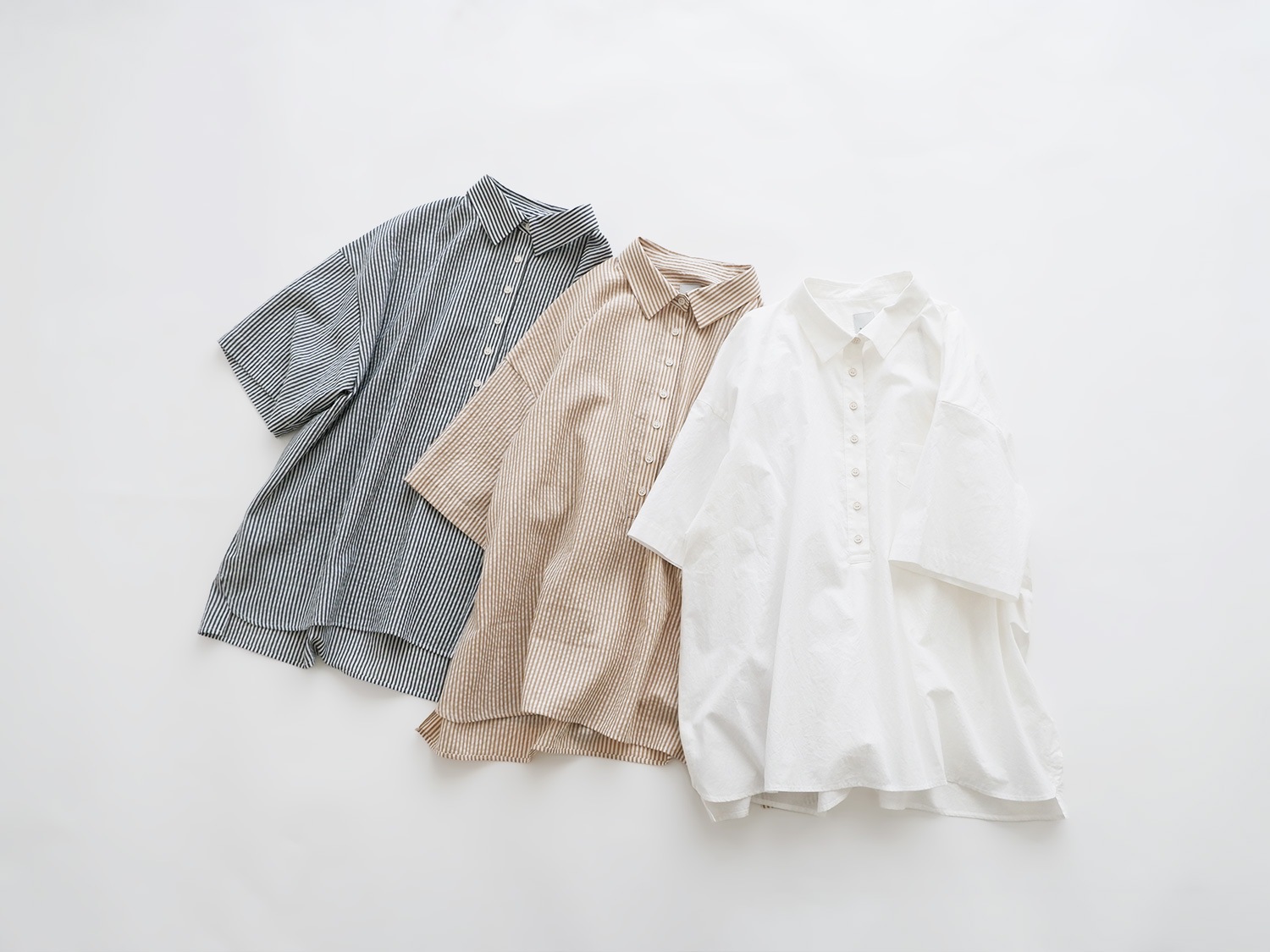 20%OFF】休日と詩 ホリデーガーデンシャツ“5分袖” | 休日と詩