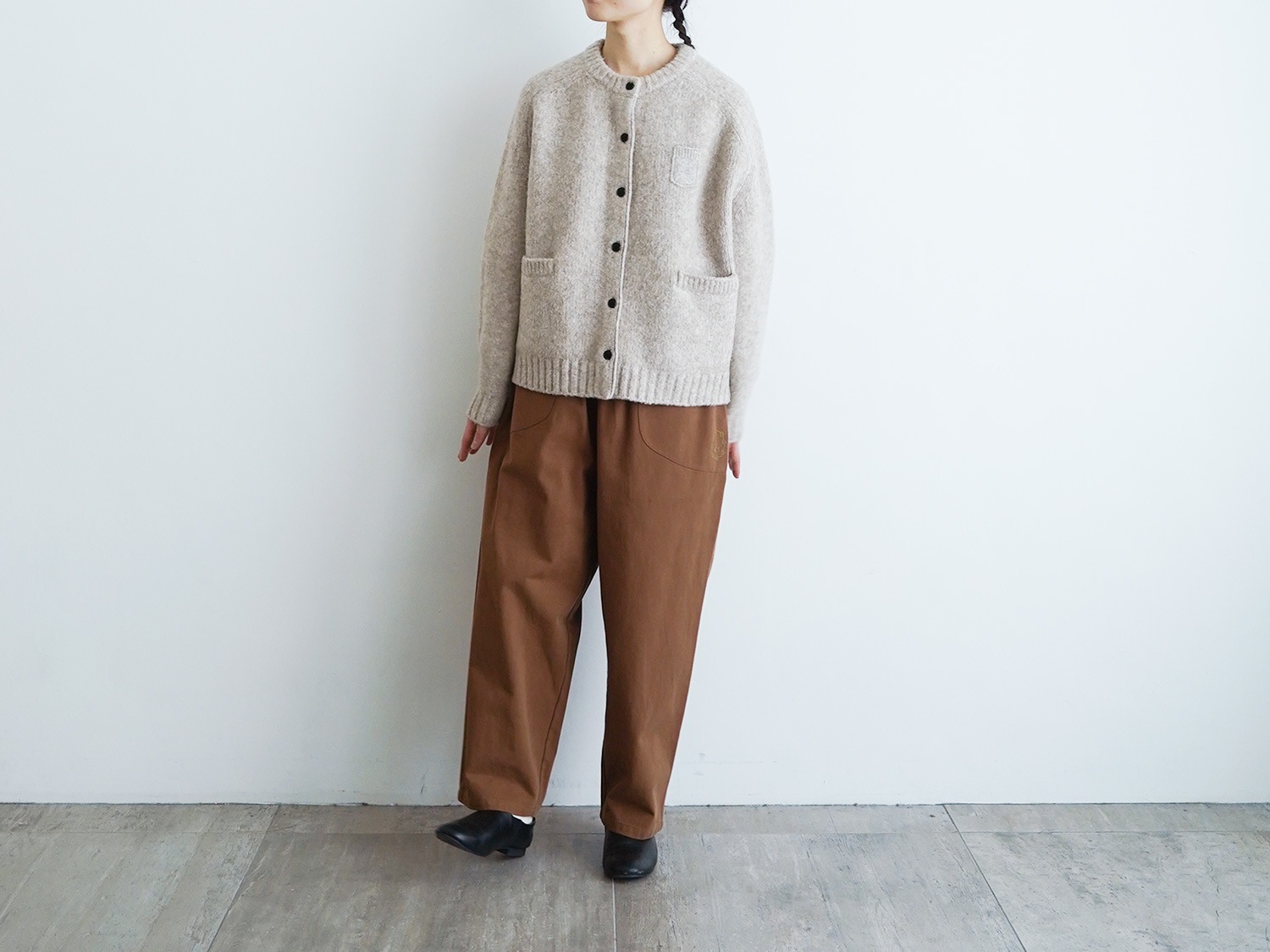 10%OFF】休日と詩 休日のスモールポケットカーディガン | 休日と詩