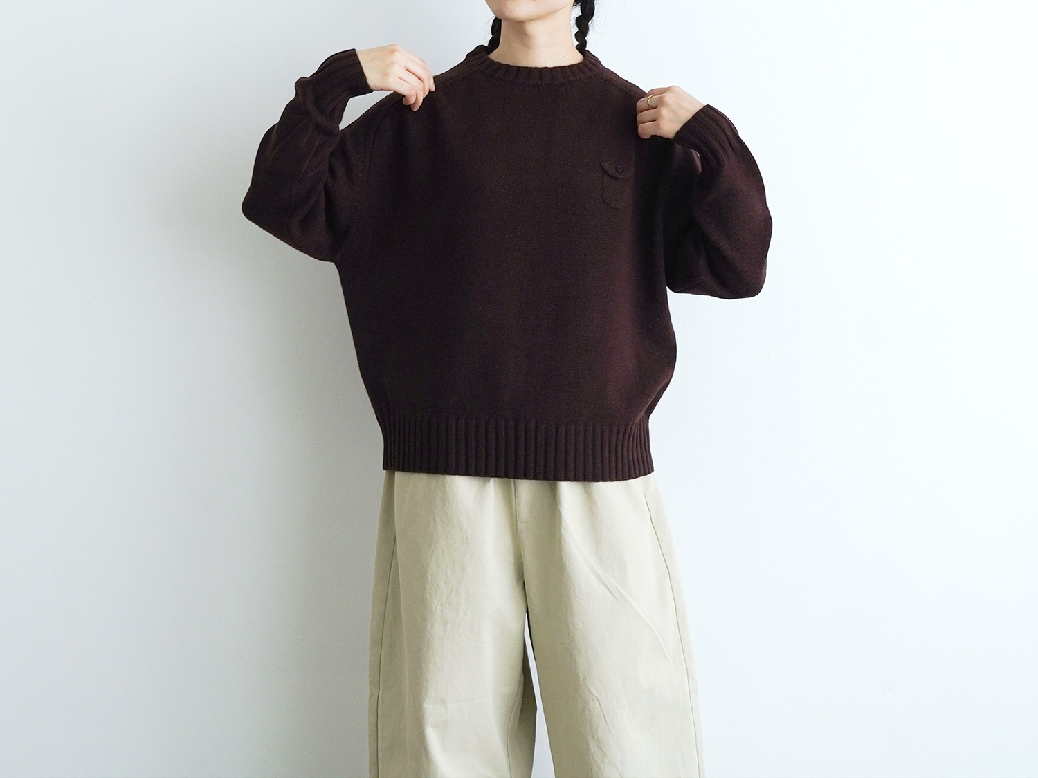 休日と詩 休日のスモールポケットニット 10%OFF】休日と詩 休日のスモールポケットニット | 休日と詩 | TANDEY