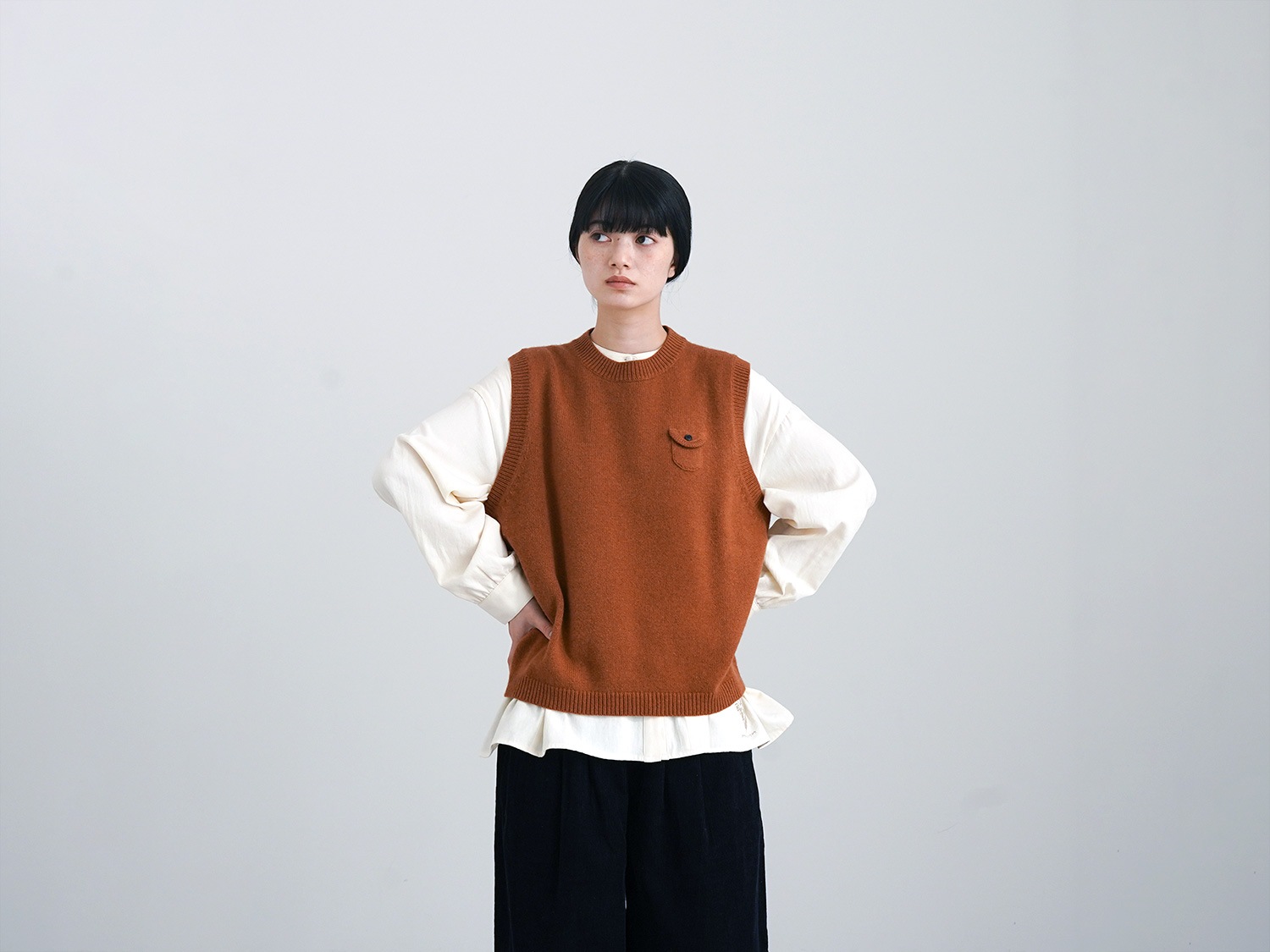 10%OFF】休日と詩 休日のスモールポケットベスト | 休日と詩 | TANDEY