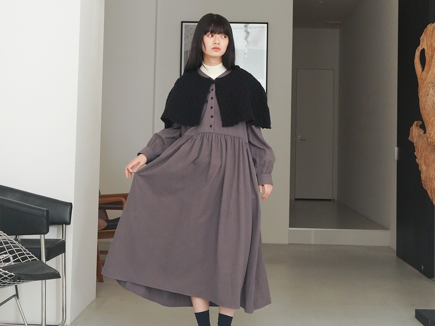 オオカミとフクロウ オオカミとオルゴールと月の声“ワンピース