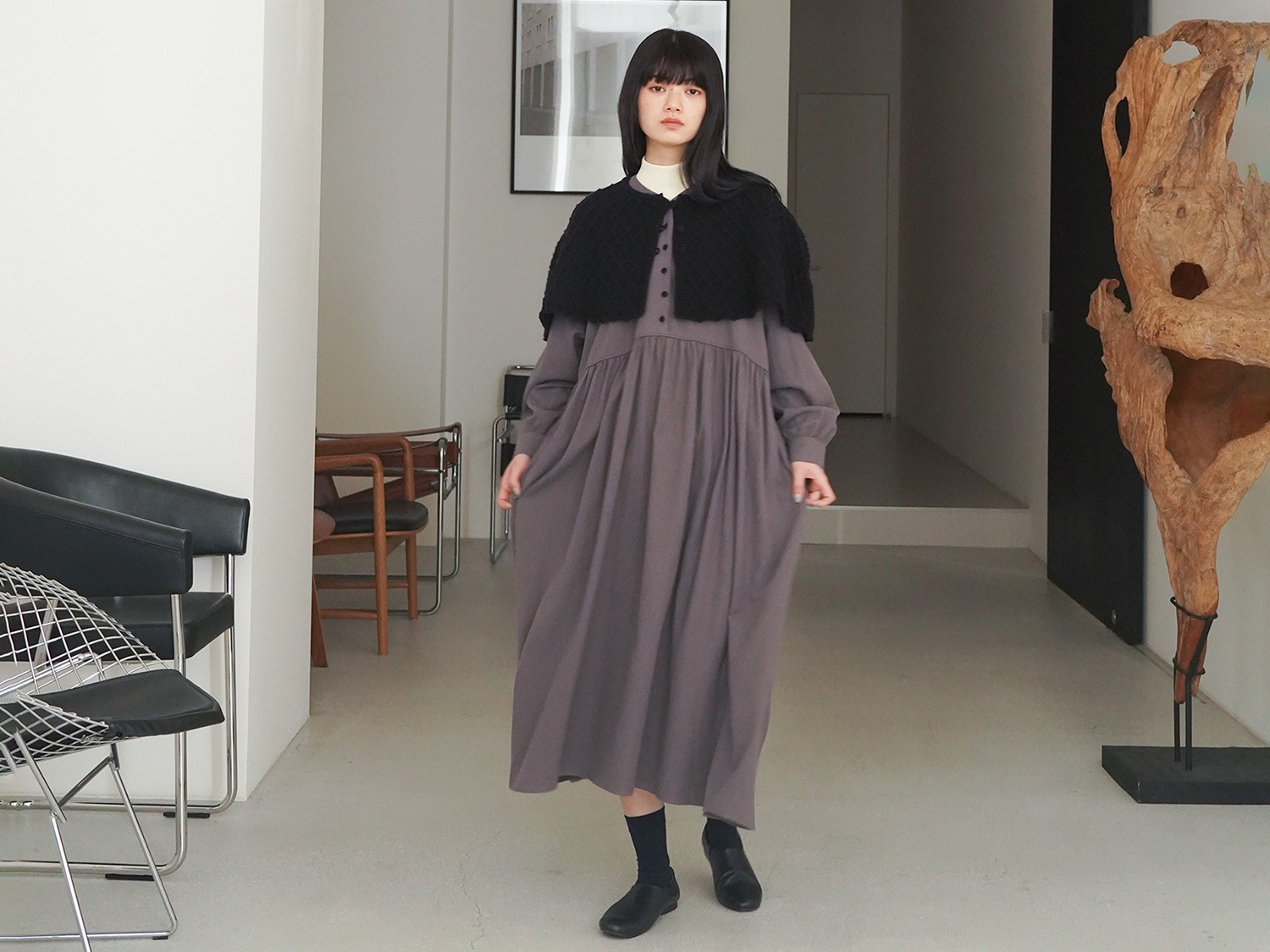 オオカミとフクロウ オオカミとオルゴールと月の声“ワンピース