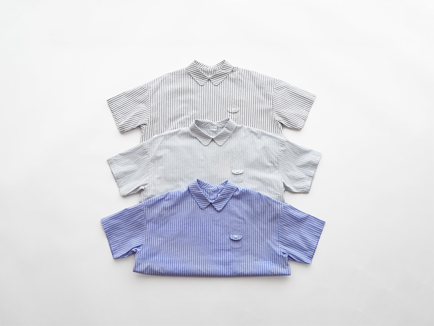 休日と詩 小さなポケットの半袖ブラウス | 休日と詩 | TANDEY ONLINE STORE