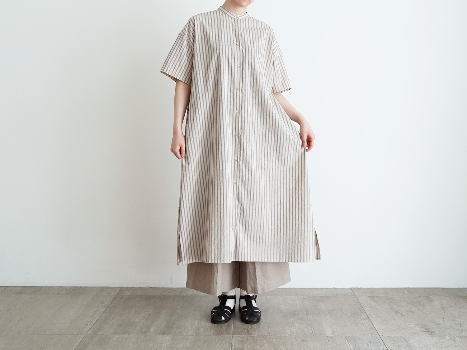 Tandey 休日と詩 『ピーナッツシャツ』ブラックストライプ 20%OFF】休日と詩 ピーナッツシャツ | 休日と詩 | TANDEY ONLINE