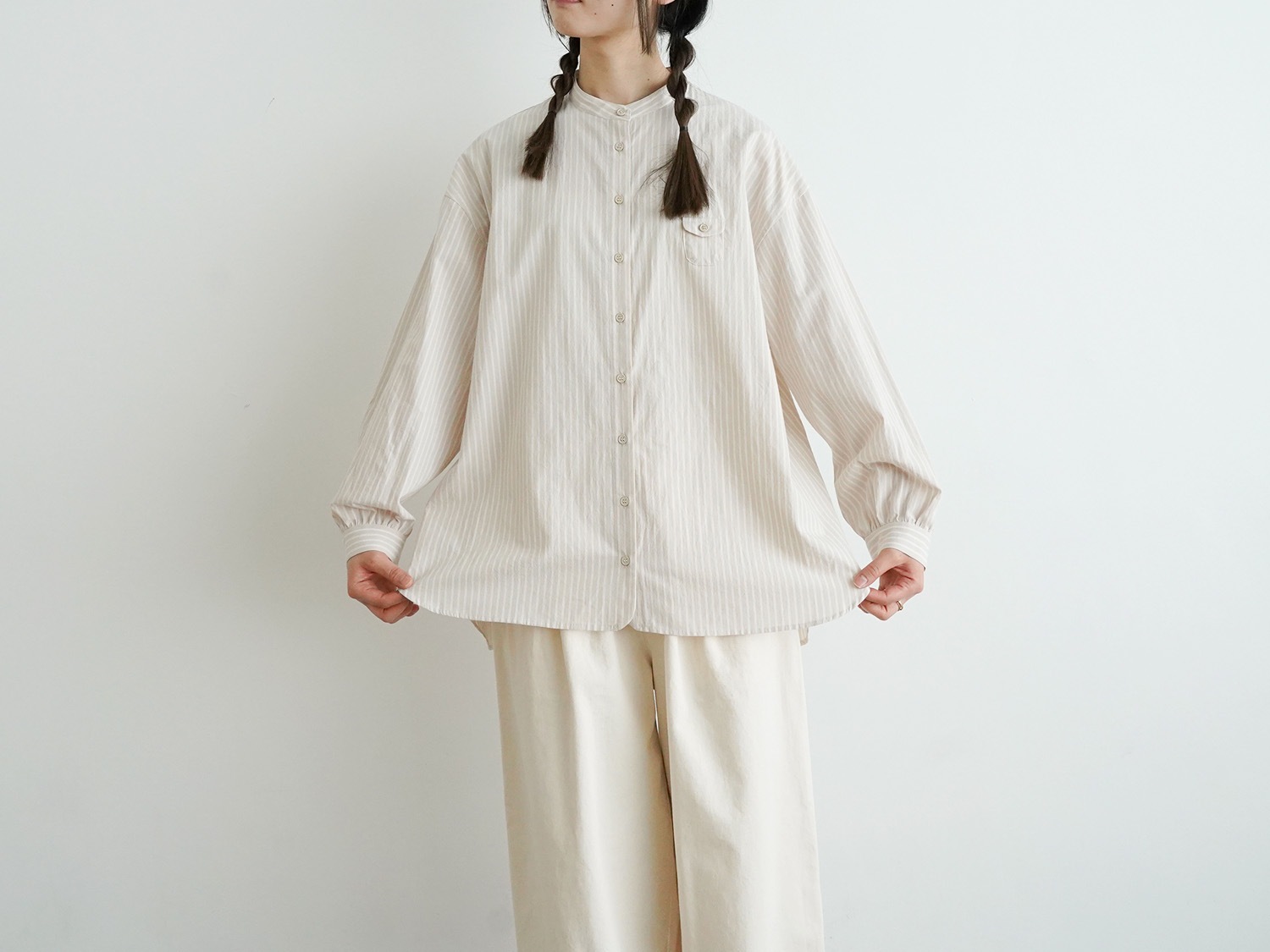 休日と詩 小さなポケットのシャツ | 休日と詩 | TANDEY ONLINE STORE