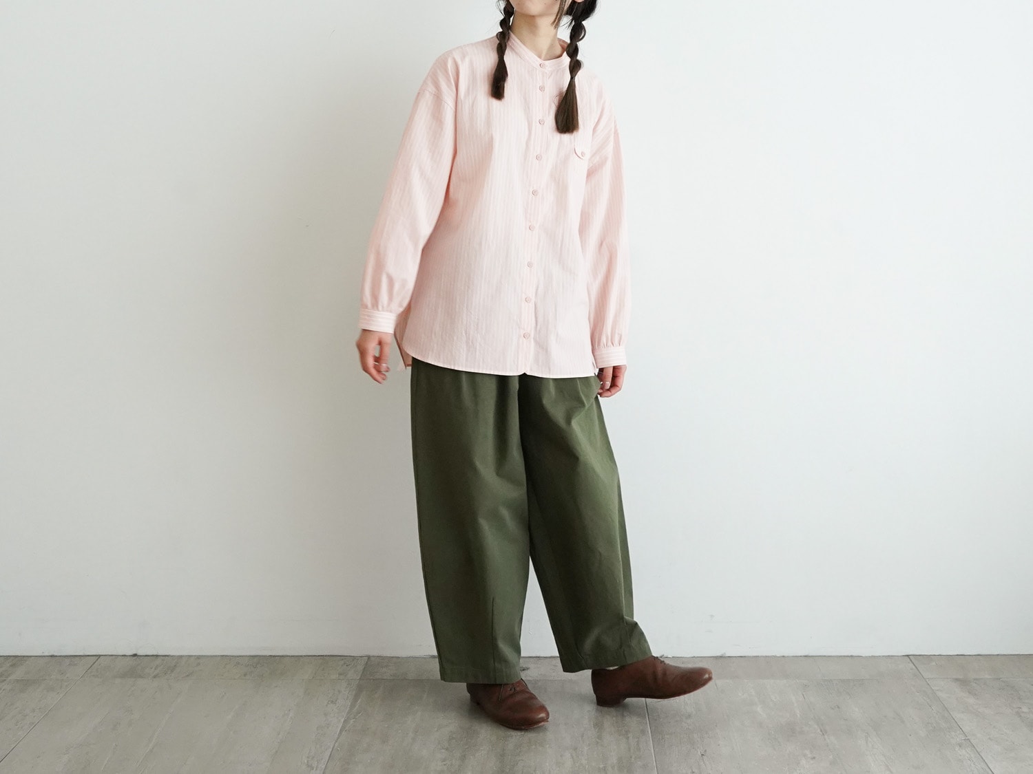 お値下げ☆美品☆tandey 休日と詩　ストライプシャツ　ネイビーストライプ お値下げ☆美品☆tandey 休日と詩 ストライプシャツ ネイビー