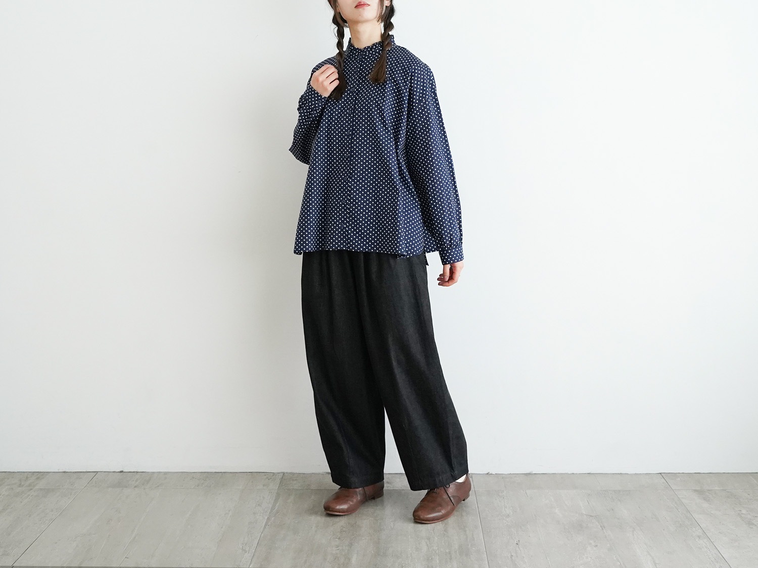 休日と詩　ブラウス　前開き 休日と詩 ひとひらブラウス | 休日と詩 | TANDEY ONLINE STORE