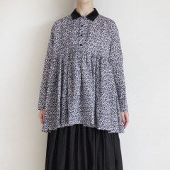 R&D.M.Co- ɥޥ󥺥ơ顼 : OLD BLUE WAIST GATHER BLOUSE ͥץȥ㥶֥饦