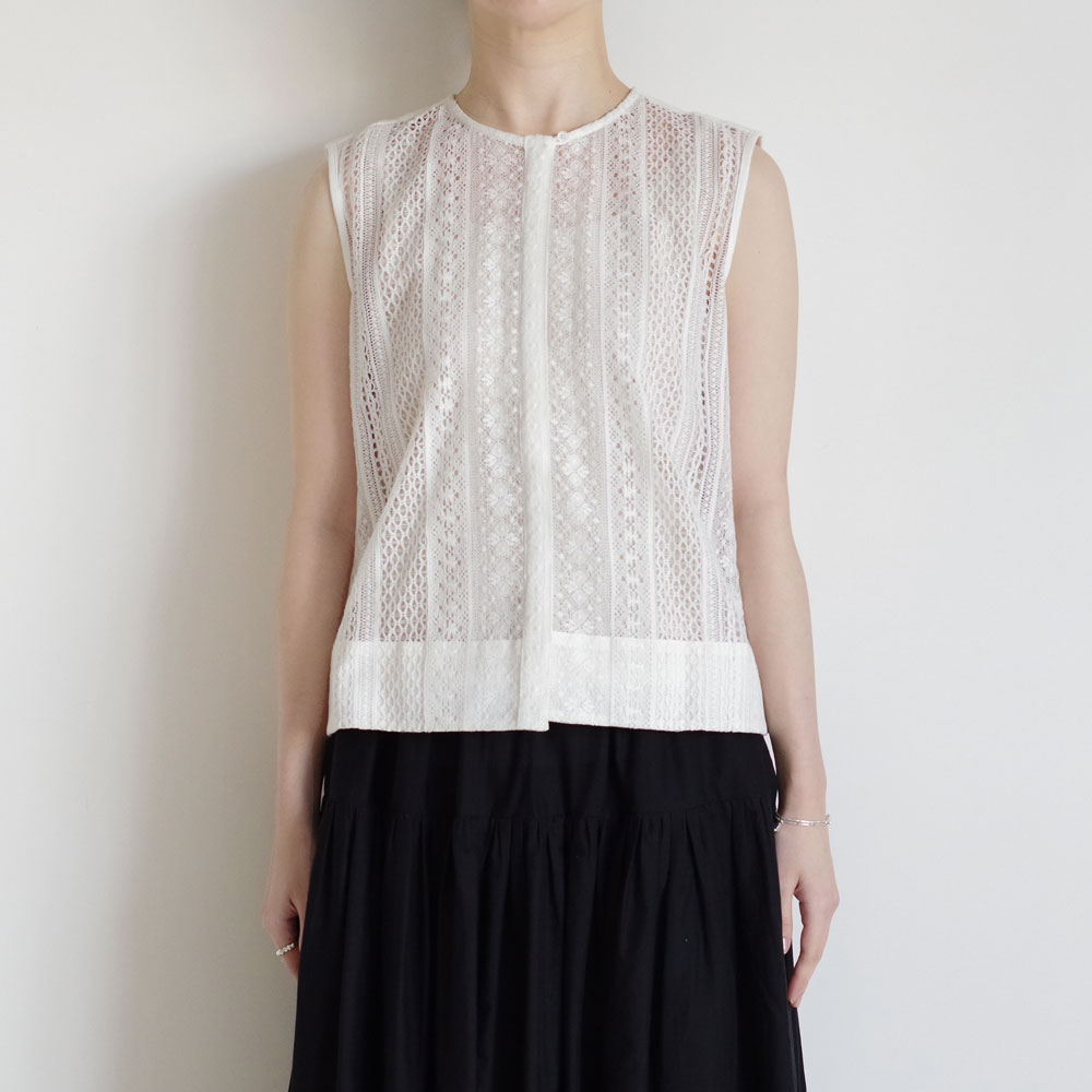 カディー コー Khadi And Co Luna 3 レースブラウス ノースリーブ Item Category Tops Trip Things 通販 販売