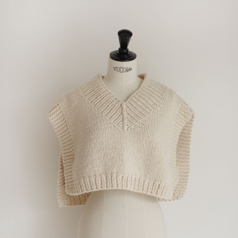 ound×BUNON オウンド×ブノン : Handknit コラボジレ(Cream) | ound 