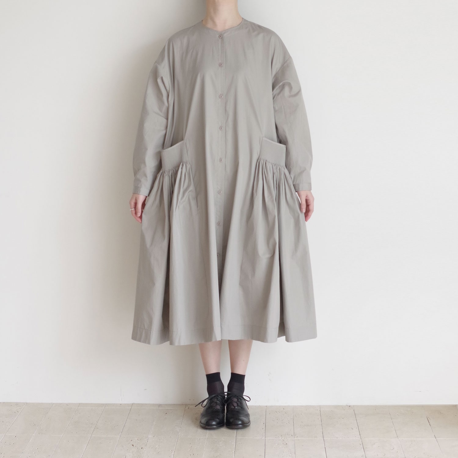 ecole de curiosites エコールドキュリオジテ　コート ECOLE DE CURIOSITES エコールドキュリオジテ : DANAE ノーカラー