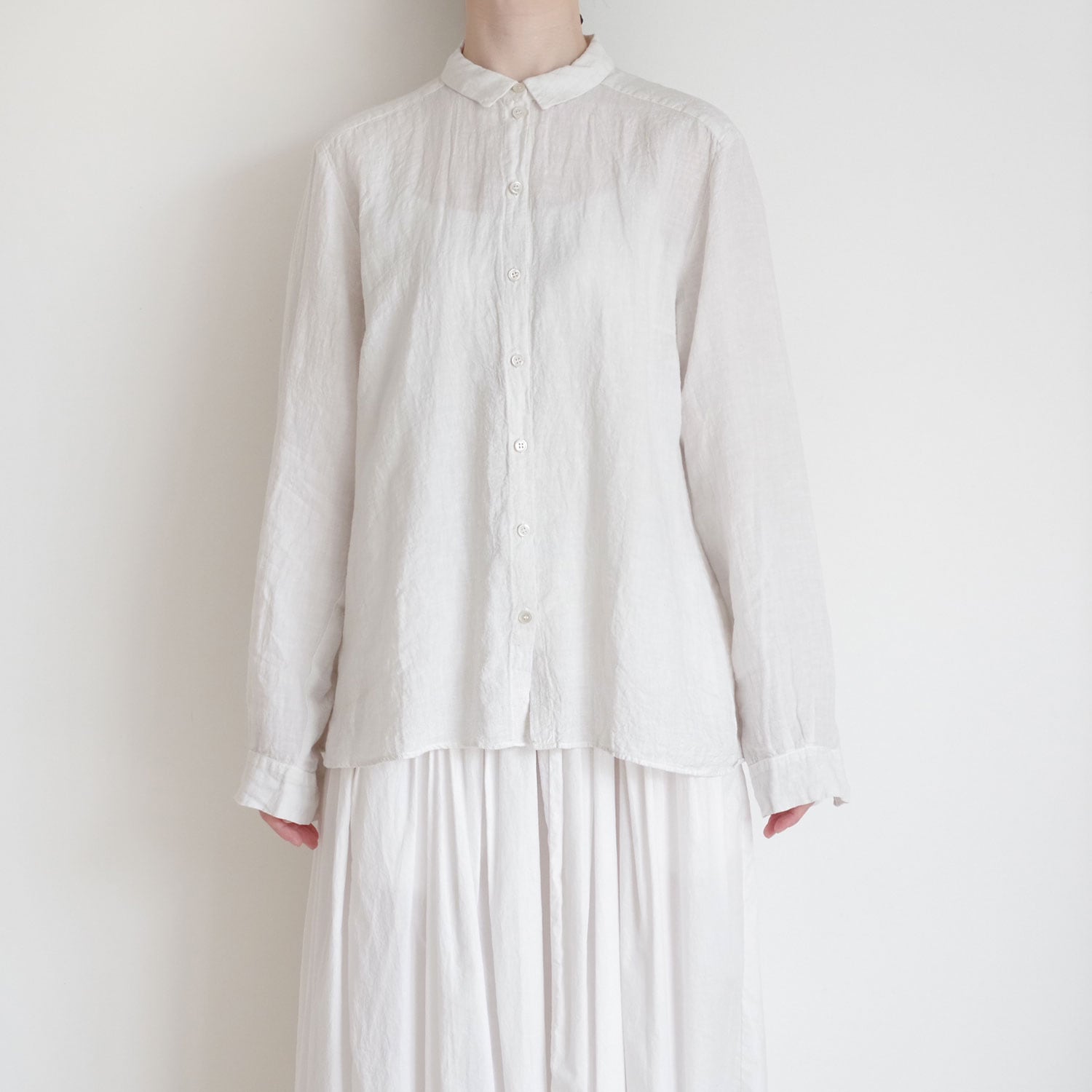 manuelle guibal マニュエルギバル : 6628 CHEMISE FIFI リネンシャツ