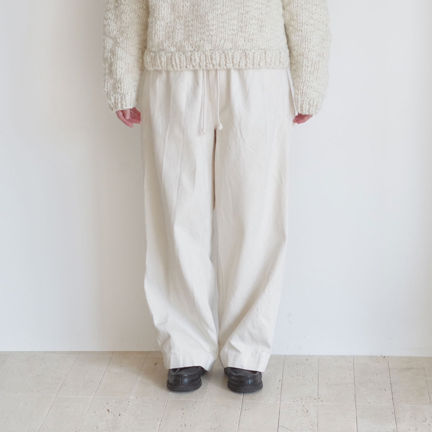 SONO ソノ : 1038 SOL snowpants デニムスーパーワイドパンツ