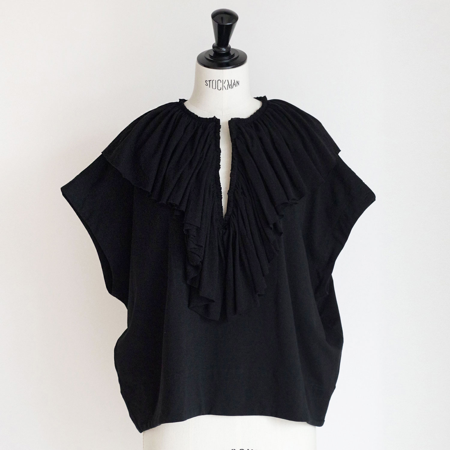 shida シダ : frill skipper pullover フリルスキッパープルオーバー