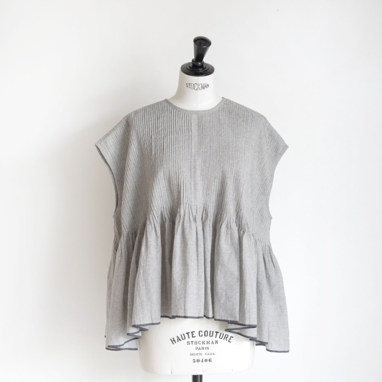 maison de soil メゾンドソイル : FRENCH/SL SHIRT WITH PINTUCK