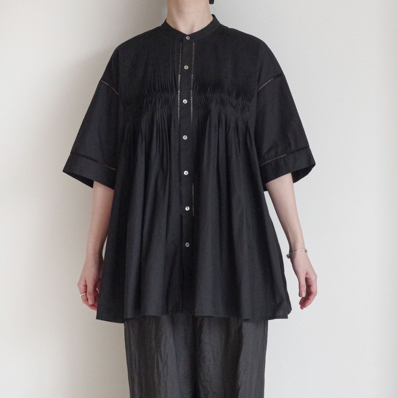 INDIA INDUSTRY ピンタックシャツ INDIA INDUSTRY | ピンタックシャツ WOMEN