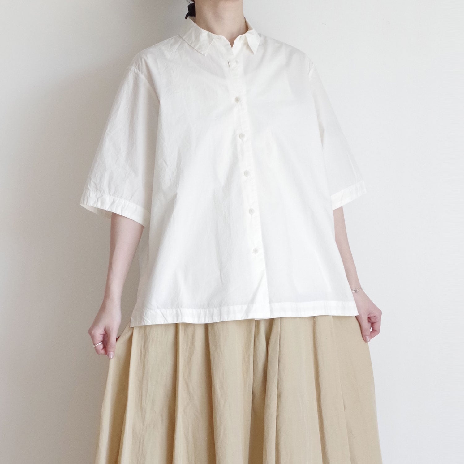 CASEY CASEY ケイシーケイシー : ATOLESS SHIRT ワイドスリーブシャツ