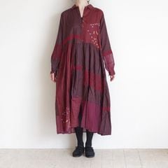 新品タグ付き　BUNON バックボタン　ワンピース 大きいサイズ レディース バックボタンVネックワンピース bai