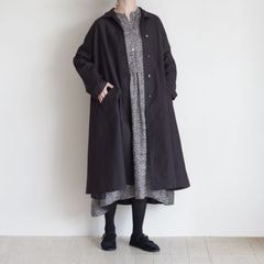 BUNON ブノン : Embroidery coat カディシルク刺繍コート