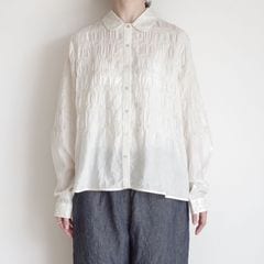 R&D.M.CO_オールドマンズテーラー カディコットンギャザースモックブラウス R&D.M.Co- オールドマンズテーラー : DENSELY LINEN GATHER