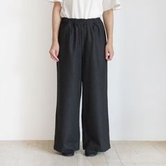 maison de soil ᥾ɥ : WOOL FLANNEL EASY WIDE PANTS 磻ɥѥ