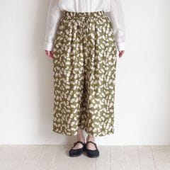 BUNON ֥Υ : Embroidery TuckPants ץȥѥ (Olive)