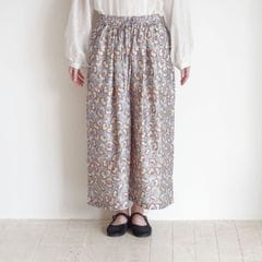 BUNON ֥Υ : Embroidery TuckPants ץȥѥ (DullBlue)