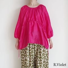 BUNON ブノン : Back Button Dress ドットプリントバックボタン