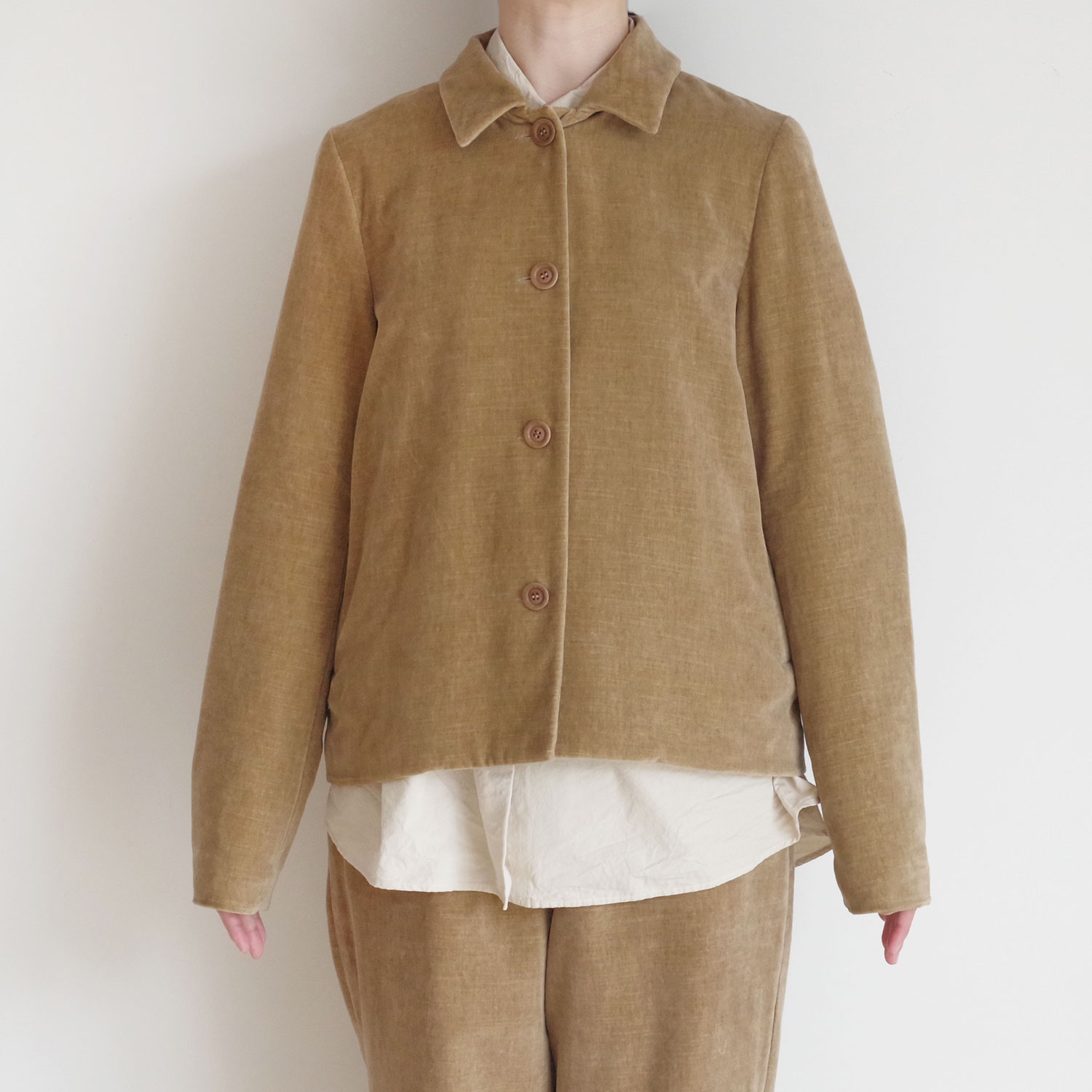 CASEY CASEY ケイシーケイシー : PWET JACKET ベルベットジャケット