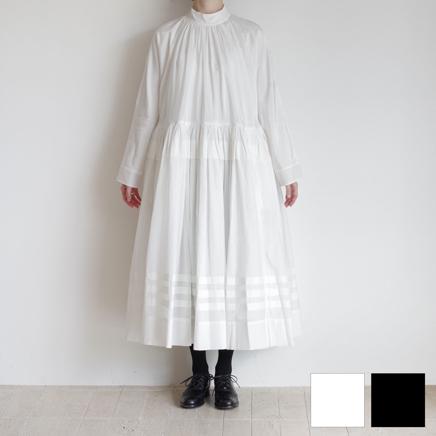 ECOLE DE CURIOSITES エコールドキュリオジテ : MARIE スタンドカラー