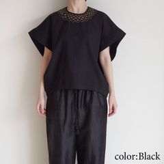 BUNON �֥Υ� : Embroidery Woven-T ����֥������꡼�֥饦��