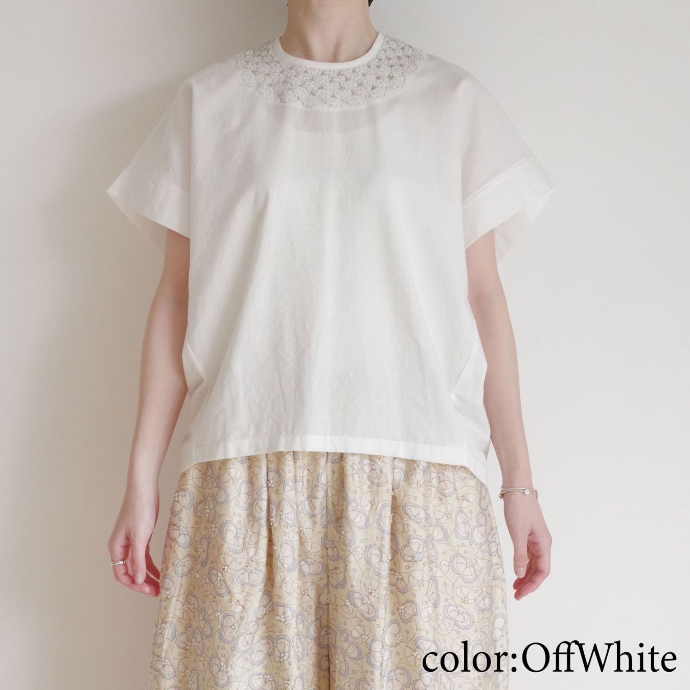 BUNON ブノン : Embroidery Woven-T エンブロイダリーブラウス | BUNON 