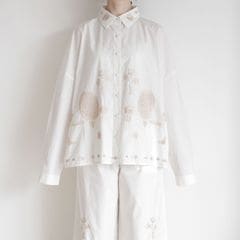 AODRESS �����ɥ쥹 : oats sun flowers dropped showlder shirt �ɽ������