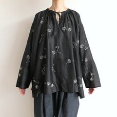 �����ɥ쥹 AODRESS��SEQUINS NECK GATHER TUNIC �ɏ�ץ��㥶������˥å�