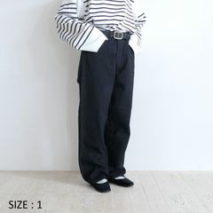 OUTIL  ���ƥ�  : PANTALON JASSY �֥�å��ǥ˥�