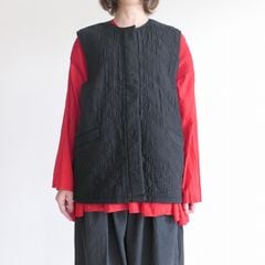 �᥾��ɥ����� maison de soil��Quilted c-neck vest ���륯����ƥ��󥰥٥���