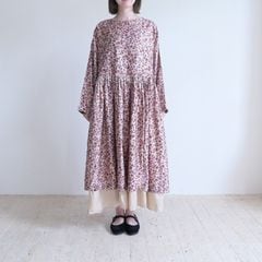 BELEH �٥졧100��Hand Woven Silk gathered dress ���륯���㥶�����ԡ���