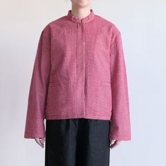 メゾンドソイル maison de soil :STAND COLLAR FLY FRONT JACKET スタンドカラージャケット